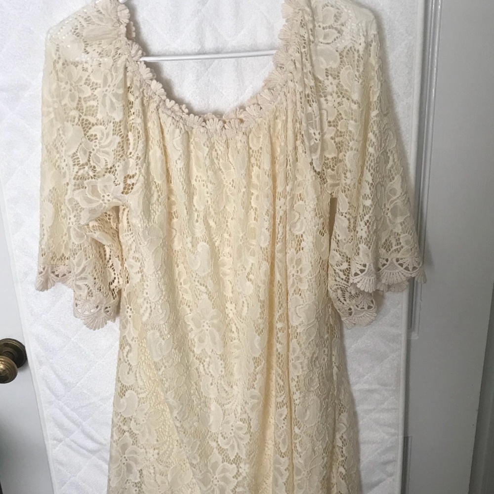 Off white lace dress